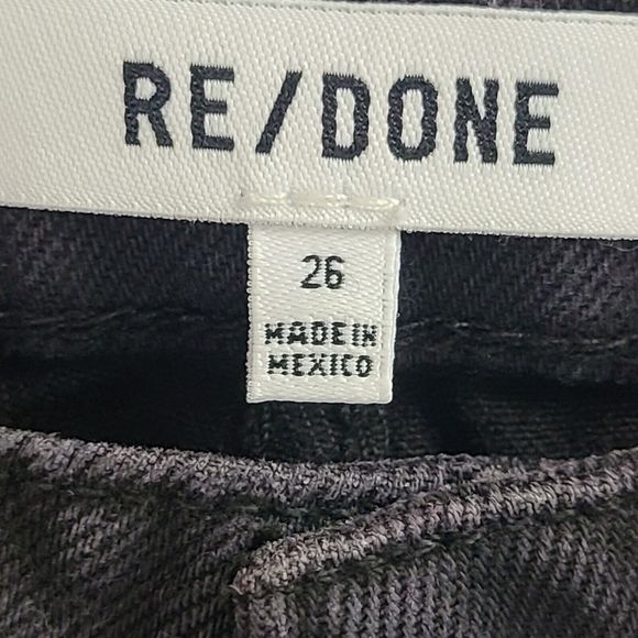 NWT RE/DONE 70s Low Rise Skinny Boot in Washed Black Jeans Women's (26)--$295 - Picture 10 of 11